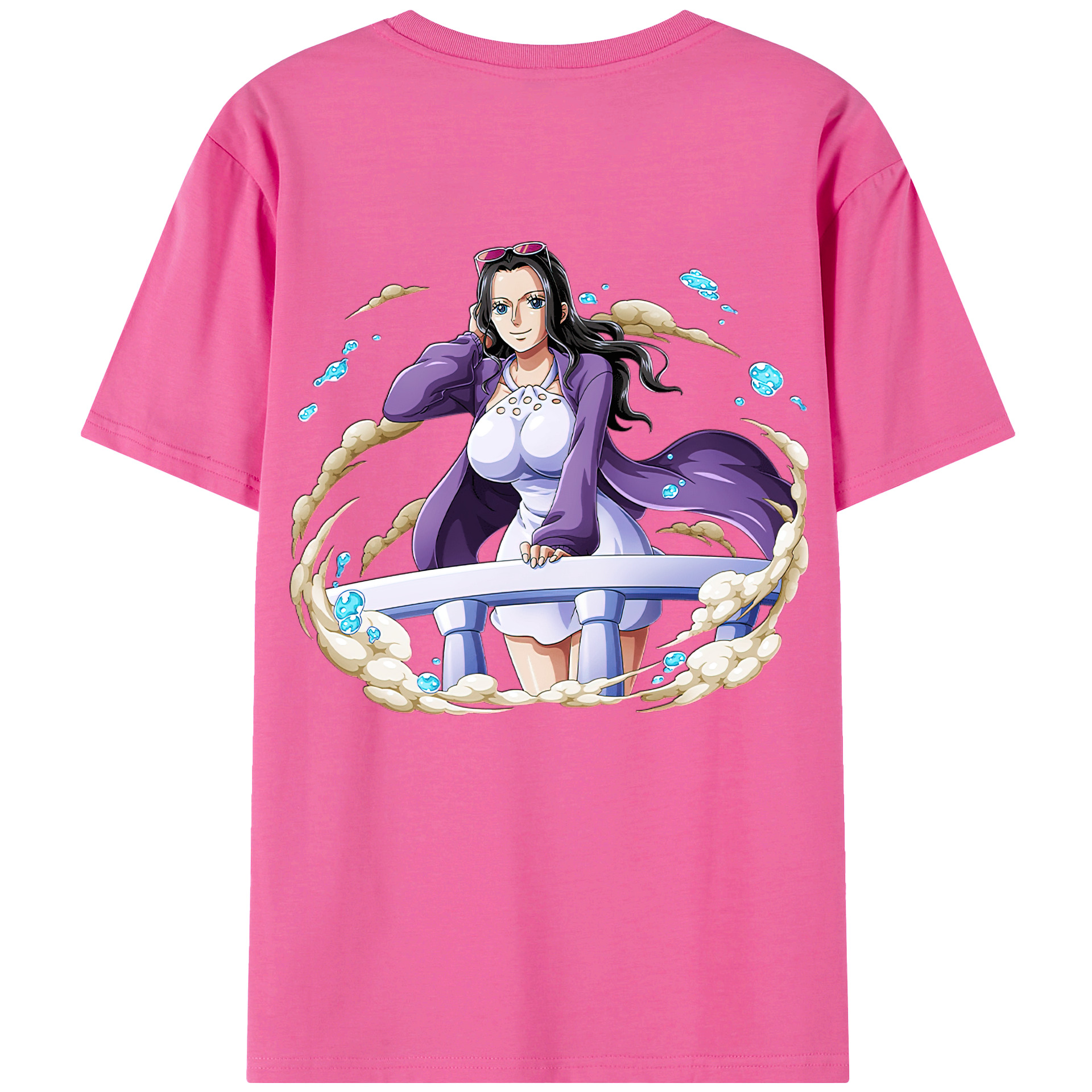 ワンピース ニコ・ロビン ONE PIECE Nico Robin レディース半袖Tシャツ(バックプリント)